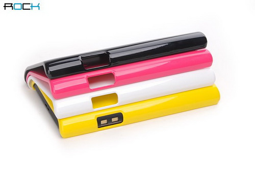 เคส ROCK SONY Xperia acro S (LT26w) Naked Color-ful series ROCK เคสแข็งสีสันสดใส สวมง่ายจับถนัดกระชับมือ ไม่ทำให้เครื่องเป็นรอย สินค้าคุณภาพเยี่ยมของแท้ 100% By Gadget Friends 12